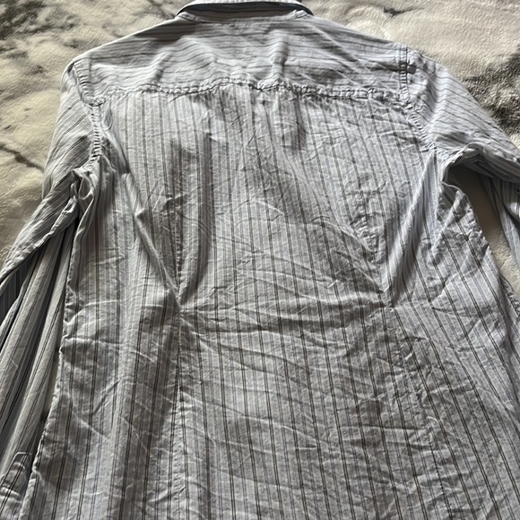 EUC striped Izod dress shirt fitted - Picture 5 of 6